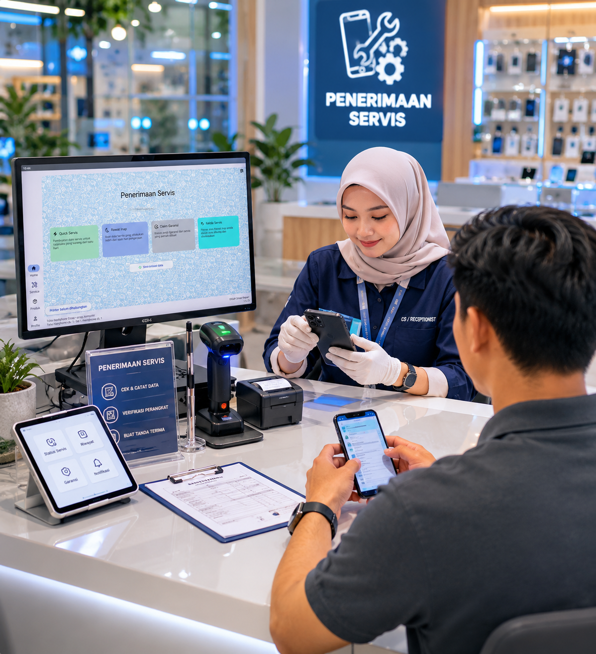 Erzap Smart Repair Aplikasi Servis Offline