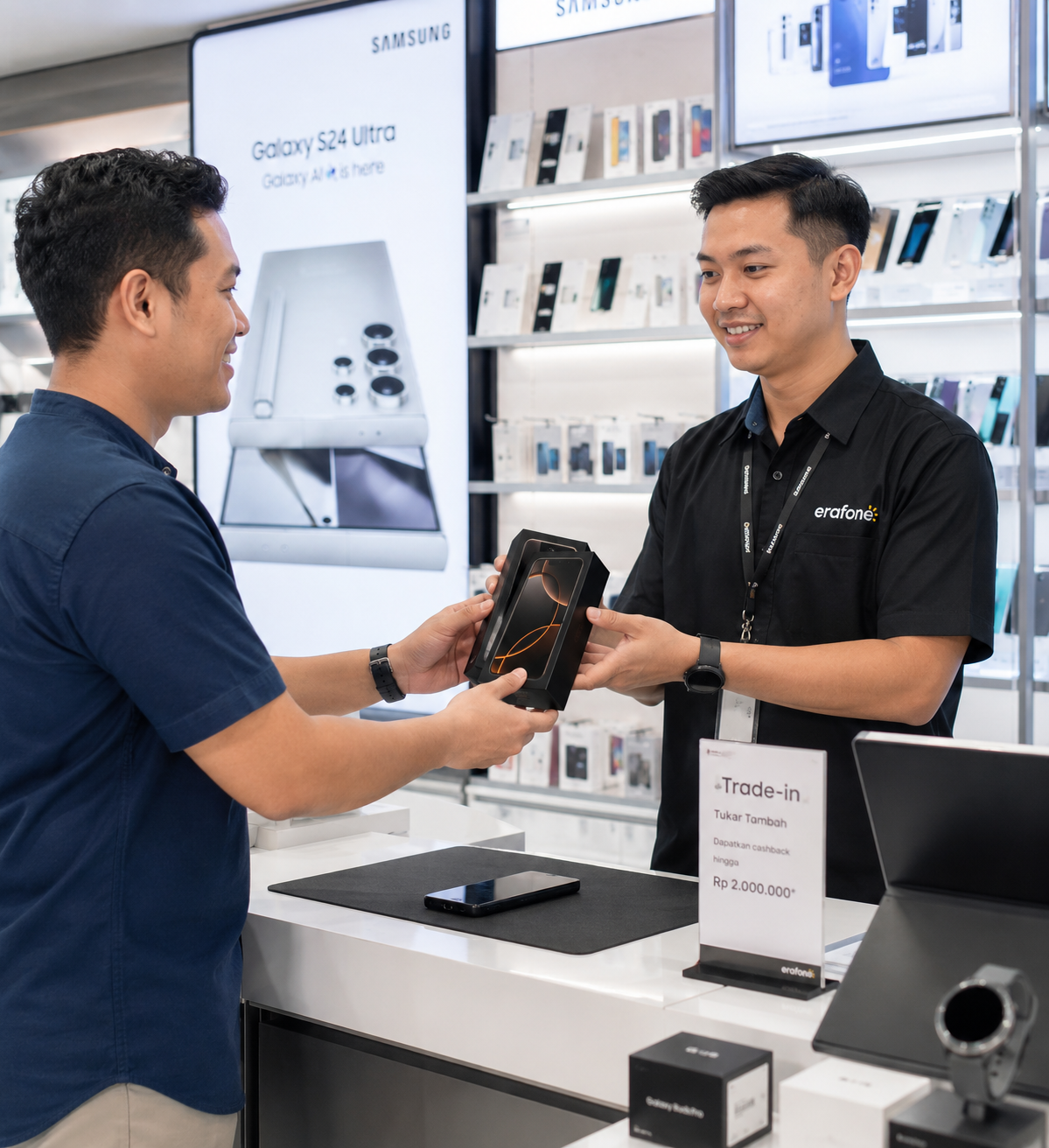 Tukar Unit Tukar Tambah Erzap ERP