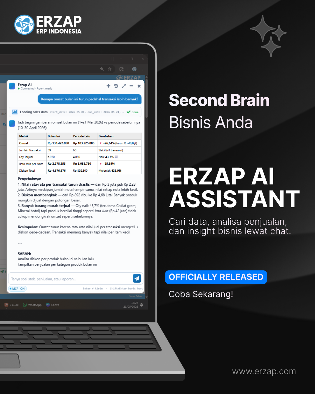 Erzap AI Assistant