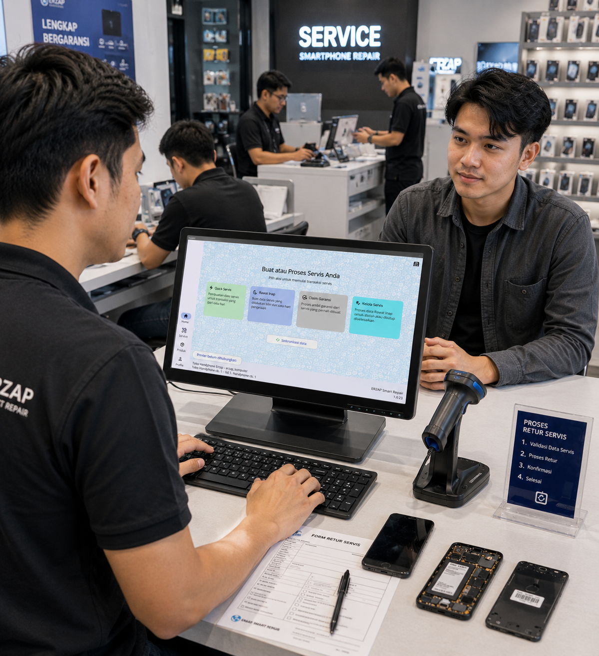Retur Servis Erzap ERP