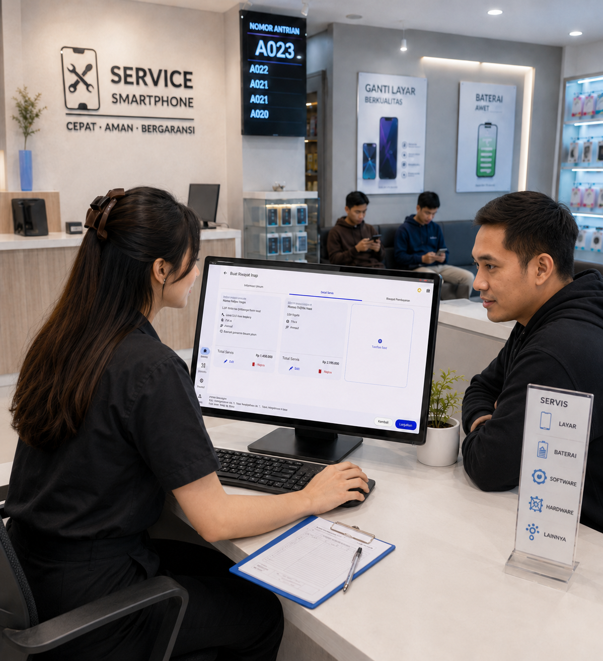 Interface Erzap Smart Repair