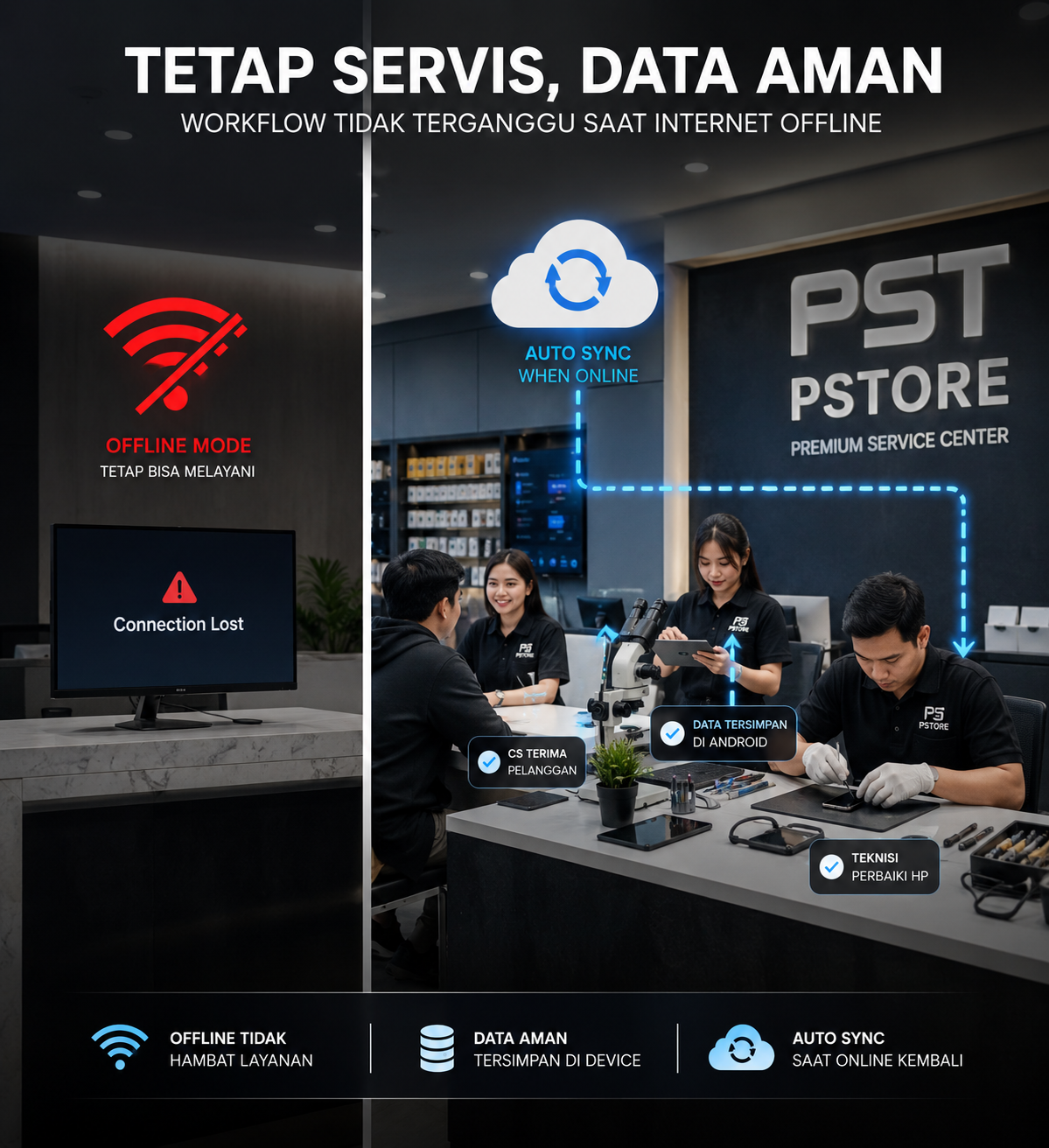 Internet Mati? Servis Tetap Jalan
