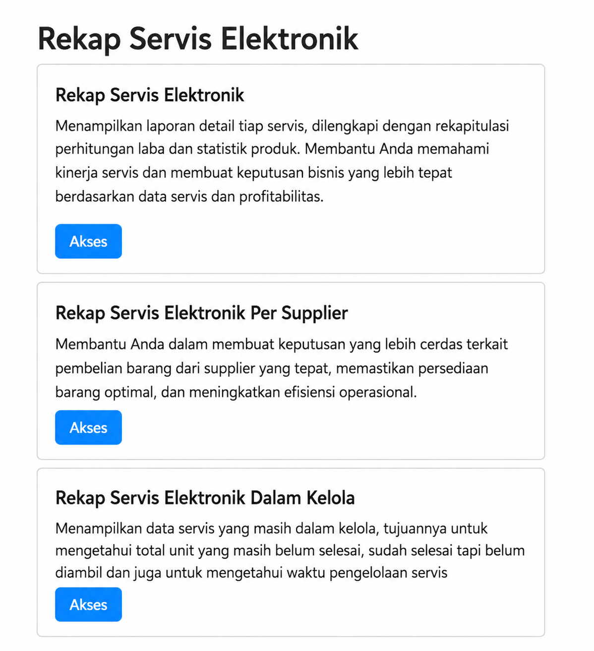 Setiap Servis Langsung Masuk Laporan Keuangan Otomatis
